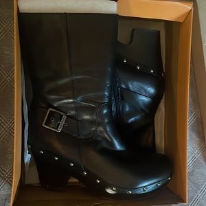 Korks Carissa Leather Boots Sz 11/43